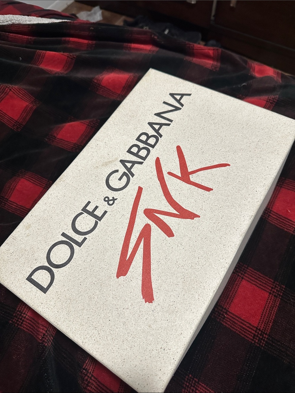 Dolce & Gabbana Blue Black White Slip-On Sneakers - Picture 7 of 10